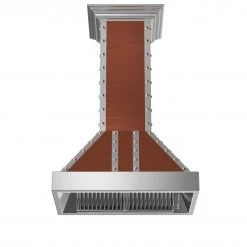 ZLINE Kitchen And Bath ZLINE 30 In. Designer Series Copper Island Range Hood (655i-CSSSS-30)