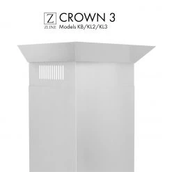 ZLINE Kitchen And Bath ZLINE Crown Molding 3 For Wall Range Hood (CM3-KB/KL2/KL3) Range Hood Accessories