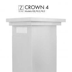 ZLINE Kitchen And Bath ZLINE Crown Molding 4 For Wall Range Hood (CM4-KB/KL2/KL3) Range Hood Accessories