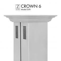 ZLINE Kitchen And Bath ZLINE Crown Molding Profile 6 For Island Mount Range Hood (CM6-GL9i)