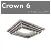 ZLINE Kitchen And Bath Range Hood Accessories ZLINE Crown Molding Profile 6 For Wall Mount Range Hoods (CM6-GL5i)