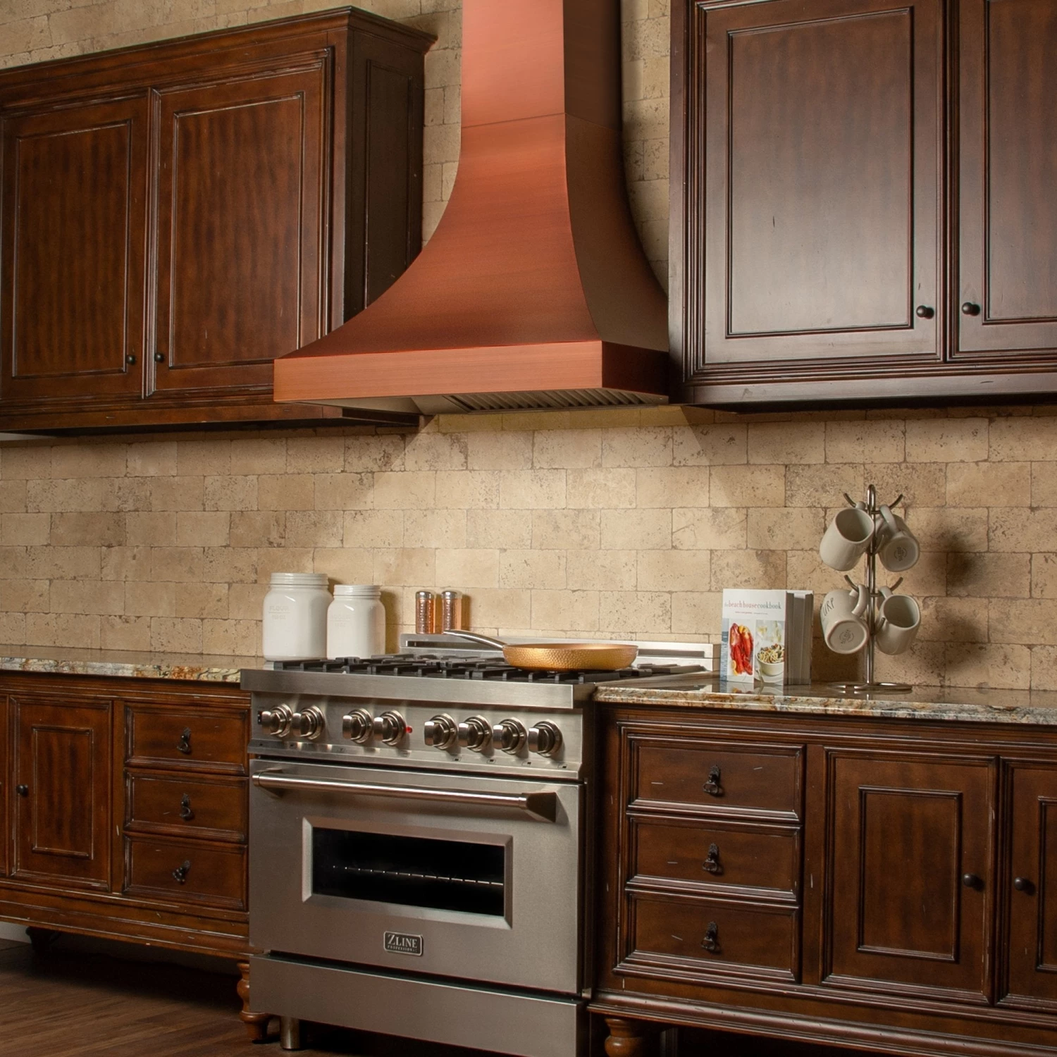 ZLINE Kitchen And Bath ZLINE Designer Series Copper Finish Wall Range Hood (8632C) 11 ZLINE Kitchen And Bath ZLINE Designer Series Copper Finish Wall Range Hood (8632C)