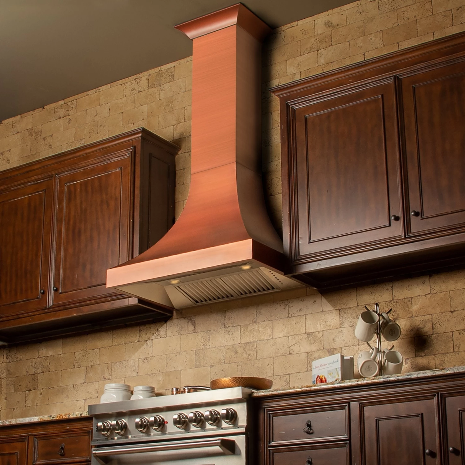 ZLINE Kitchen And Bath ZLINE Designer Series Copper Finish Wall Range Hood (8632C) 10 ZLINE Kitchen And Bath ZLINE Designer Series Copper Finish Wall Range Hood (8632C)