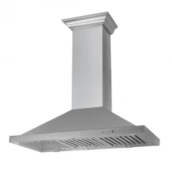 ZLINE Kitchen And Bath Shop By Brand ZLINE Convertible Designer Series DuraSnow Stainless Steel Wall Mount Range Hood (8KBS)