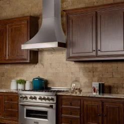 ZLINE Kitchen And Bath Shop By Brand ZLINE Designer Series DuraSnow Stainless Steel Wall Range Hood (8632S)