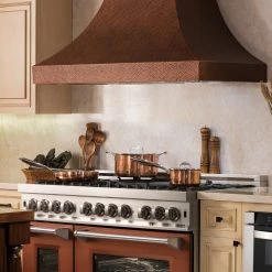 ZLINE Kitchen And Bath ZLINE Designer Series Hand-Hammered Copper Finish Wall Range Hood (8632H) Shop By Brand