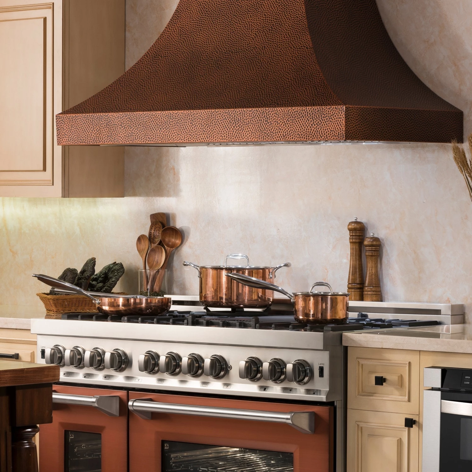 ZLINE Kitchen And Bath ZLINE Designer Series Hand-Hammered Copper Finish Wall Range Hood (8632H) Shop By Brand 2 ZLINE Kitchen And Bath ZLINE Designer Series Hand-Hammered Copper Finish Wall Range Hood (8632H) Shop By Brand