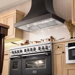 ZLINE Kitchen And Bath ZLINE Designer Series Oil-Rubbed Bronze Wall Range Hood (8632B)
