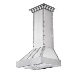 ZLINE Kitchen And Bath ZLINE Designer Series Wall Mount Range Hood In DuraSnow™ Stainless Steel (655-4SSSS)