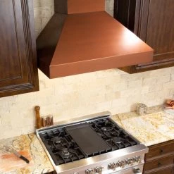 ZLINE Kitchen And Bath ZLINE Convertible Designer Series Copper Wall Mount Range Hood (8667C) Shop By Brand