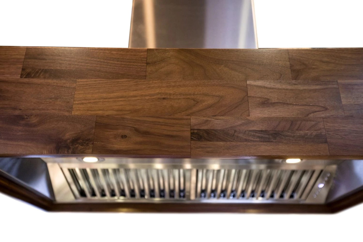 ZLINE Kitchen And Bath ZLINE Remote Blower Ducted Designer Series Wooden Wall Mount Range Hood In Butcher Block (681W-RD/RS) 6 ZLINE Kitchen And Bath ZLINE Remote Blower Ducted Designer Series Wooden Wall Mount Range Hood In Butcher Block (681W-RD/RS)