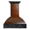 ZLINE Kitchen And Bath Shop By Brand ZLINE Designer Wooden Wall Mount Range Hood In Antigua And Walnut - Includes Motor (393AR)