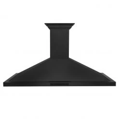 ZLINE Kitchen And Bath ZLINE Ducted Vent Wall Mount Range Hood In Black Stainless Steel With Built-in ZLINE CrownSound Bluetooth Speakers (BSKBNCRN-BT) Shop By Brand