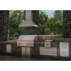 ZLINE Kitchen And Bath ZLINE Ducted Wall Mount Range Hood With Single Remote Blower In Stainless Steel (597-RS-400)