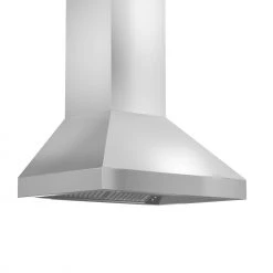 ZLINE Kitchen And Bath ZLINE Ducted Wall Mount Range Hood With Single Remote Blower In Stainless Steel (597-RS-400)