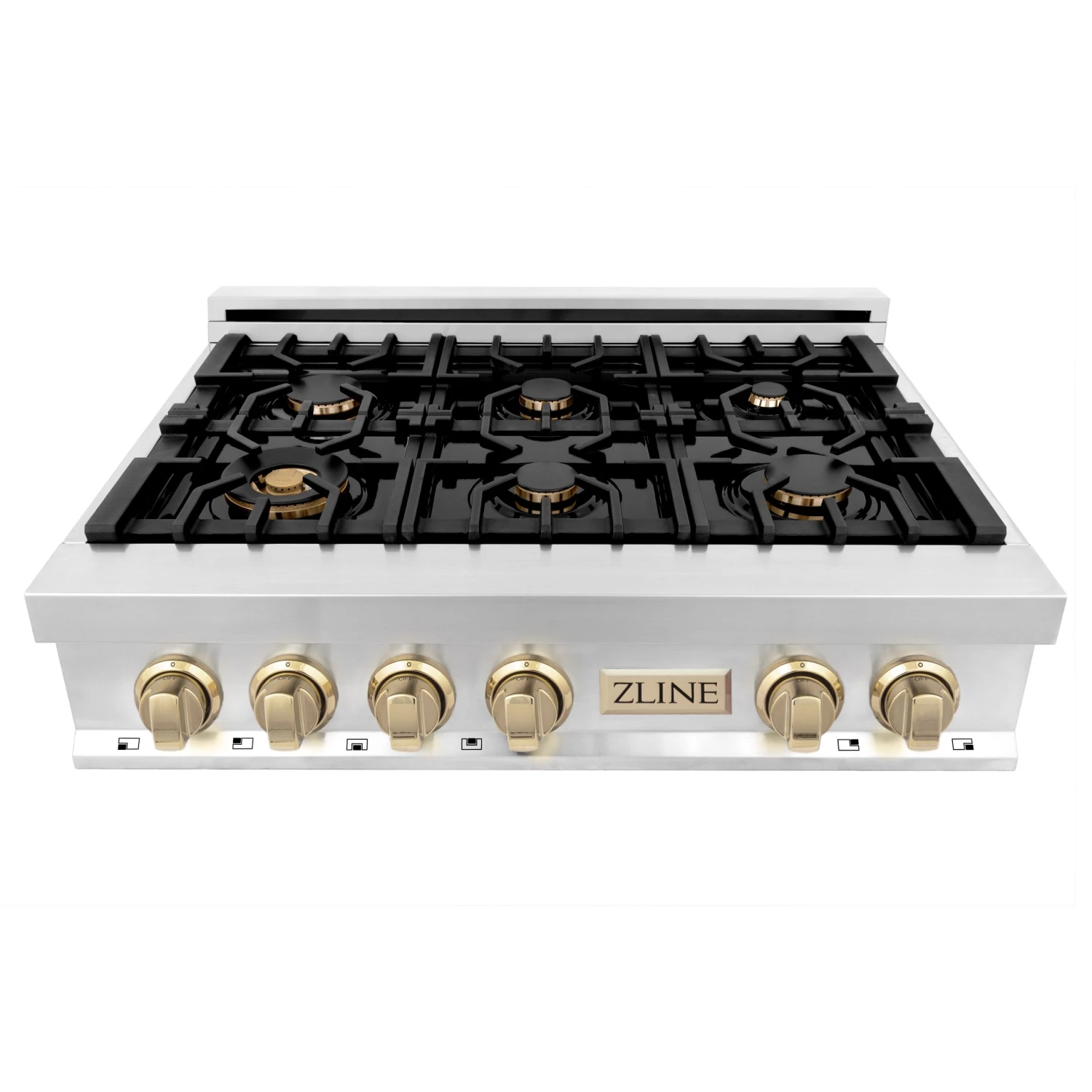 ZLINE Kitchen And Bath ZLINE Autograph Edition 36 In. Porcelain Rangetop With 6 Gas Burners In Stainless Steel And Accents (RTZ-36) Shop By Style 4 ZLINE Kitchen And Bath ZLINE Autograph Edition 36 In. Porcelain Rangetop With 6 Gas Burners In Stainless Steel And Accents (RTZ-36) Shop By Style