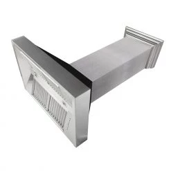 ZLINE Kitchen And Bath Shop By Brand ZLINE Ducted DuraSnow Stainless Steel Range Hood With Black Matte Shell (8654BLM)
