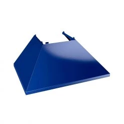 ZLINE Kitchen And Bath Shop By Brand ZLINE Ducted DuraSnow Stainless Steel Range Hood With Blue Gloss Shell (8654BG)