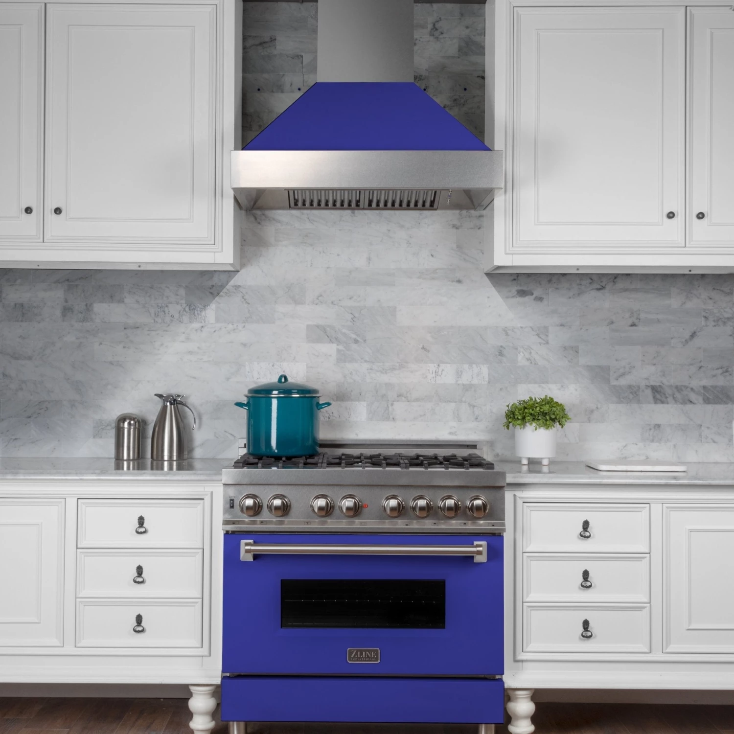 ZLINE Kitchen And Bath Shop By Brand ZLINE Ducted DuraSnow Stainless Steel Range Hood With Blue Matte Shell (8654BM) 7 ZLINE Kitchen And Bath Shop By Brand ZLINE Ducted DuraSnow Stainless Steel Range Hood With Blue Matte Shell (8654BM)