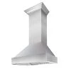 ZLINE Kitchen And Bath ZLINE DuraSnow Stainless Steel Range Hood With DuraSnow Shell (8654SN)