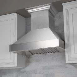 ZLINE Kitchen And Bath ZLINE DuraSnow Stainless Steel Range Hood With DuraSnow Shell (8654SN)
