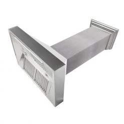 ZLINE Kitchen And Bath ZLINE DuraSnow Stainless Steel Range Hood With White Matte Shell (8654WM)