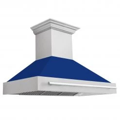 ZLINE Kitchen And Bath Shop By Brand ZLINE 48 In. DuraSnow Stainless Steel Range Hood With Colored Shell Options (8654SNX-48)