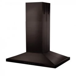 ZLINE Kitchen And Bath ZLINE Convertible Vent Island Mount Range Hood In Black Stainless Steel (BSGL2iN) Shop By Brand