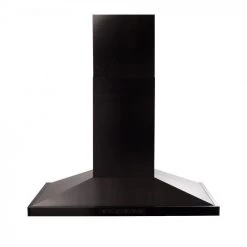 ZLINE Kitchen And Bath ZLINE Convertible Vent Island Mount Range Hood In Black Stainless Steel (BSGL2iN) Shop By Brand