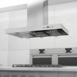 ZLINE Kitchen And Bath ZLINE Convertible Vent Island Mount Range Hood In Stainless Steel (KE2i)