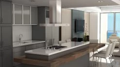 ZLINE Kitchen And Bath ZLINE Convertible Vent Island Mount Range Hood In Stainless Steel (KE2i)