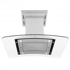 ZLINE Kitchen And Bath ZLINE Island Mount Range Hood In Stainless Steel With Built-in ZLINE CrownSound Bluetooth Speakers (GL9iCRN-BT) 21 ZLINE Kitchen And Bath ZLINE Island Mount Range Hood In Stainless Steel With Built-in ZLINE CrownSound Bluetooth Speakers (GL9iCRN-BT)