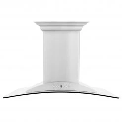 ZLINE Kitchen And Bath ZLINE Island Mount Range Hood In Stainless Steel With Built-in ZLINE CrownSound Bluetooth Speakers (GL9iCRN-BT) 20 ZLINE Kitchen And Bath ZLINE Island Mount Range Hood In Stainless Steel With Built-in ZLINE CrownSound Bluetooth Speakers (GL9iCRN-BT)