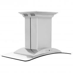 ZLINE Kitchen And Bath ZLINE Island Mount Range Hood In Stainless Steel With Built-in ZLINE CrownSound Bluetooth Speakers (GL9iCRN-BT) 19 ZLINE Kitchen And Bath ZLINE Island Mount Range Hood In Stainless Steel With Built-in ZLINE CrownSound Bluetooth Speakers (GL9iCRN-BT)