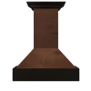 ZLINE Kitchen And Bath ZLINE Model 9355 Wall Mount Wood Range Hood - Antigua And Walnut (9355AR)