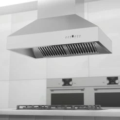 ZLINE Kitchen And Bath Shop By Brand ZLINE Outdoor Approved Island Mount Range Hood In Stainless Steel (697i-304)