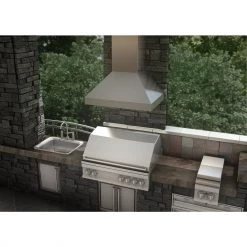 ZLINE Kitchen And Bath Shop By Brand ZLINE Outdoor Wall Mount Range Hood In Stainless Steel (597-304)