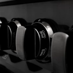 ZLINE Kitchen And Bath ZLINE 60 In. 7.4 Cu. Ft. Dual Fuel Range With Gas Stove And Electric Oven In Black Stainless Steel With Brass Burners (RAB-60)