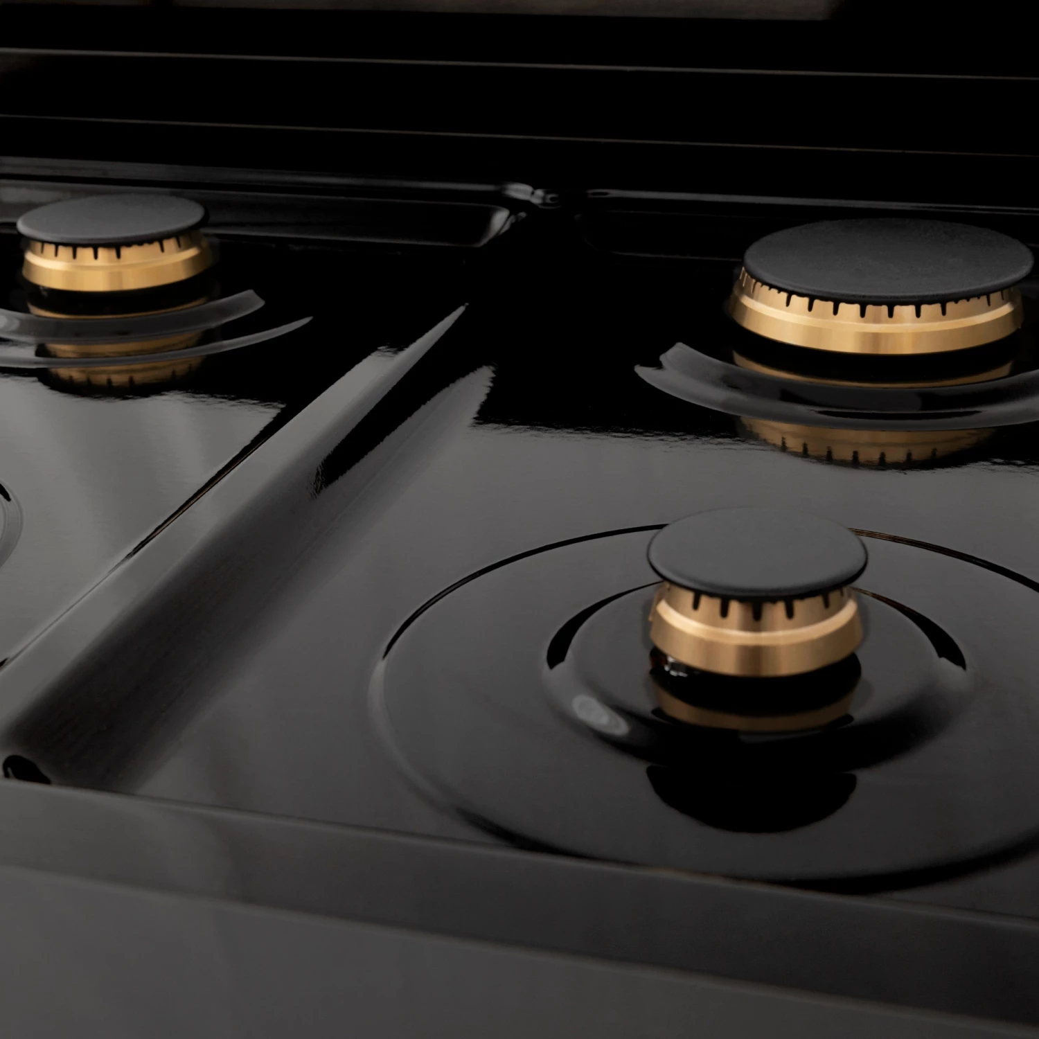 ZLINE Kitchen And Bath ZLINE Autograph Edition 36 In. Porcelain Rangetop With 6 Gas Burners In Black Stainless Steel And Gold Accents (RTBZ-36-G) Shop By Brand 9 ZLINE Kitchen And Bath ZLINE Autograph Edition 36 In. Porcelain Rangetop With 6 Gas Burners In Black Stainless Steel And Gold Accents (RTBZ-36-G) Shop By Brand