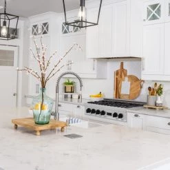 ZLINE Kitchen And Bath ZLINE Autograph Edition 30 In. Porcelain Rangetop With 4 Gas Burners In DuraSnow Stainless Steel And Accents (RTSZ-30)