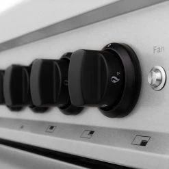 ZLINE Kitchen And Bath ZLINE Autograph Edition 36 In. 4.6 Cu. Ft. Range With Gas Stove And Gas Oven In DuraSnow Stainless Steel With Accents (RGSZ-SN-36)