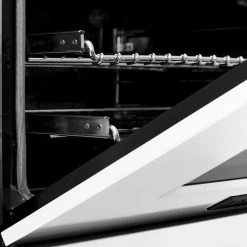 ZLINE Kitchen And Bath ZLINE Autograph Edition 48 In. 6.0 Cu. Ft. Range With Gas Stove And Gas Oven In DuraSnow Stainless Steel With White Matte Door And Colored Accents (RGSZ-WM-48)