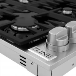 ZLINE Kitchen And Bath ZLINE 36 In. Dropin Cooktop With 6 Gas Burners And Black Porcelain Top (RC36-PBT)