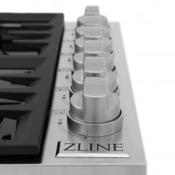 ZLINE Kitchen And Bath ZLINE 36 In. Dropin Cooktop With 6 Gas Burners And Black Porcelain Top (RC36-PBT)