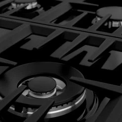 ZLINE Kitchen And Bath ZLINE 36 In. Dropin Cooktop With 6 Gas Burners And Black Porcelain Top (RC36-PBT)