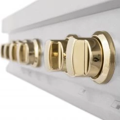 ZLINE Kitchen And Bath ZLINE Autograph Edition 48 In. Porcelain Rangetop With 7 Gas Burners In DuraSnow Stainless Steel And Accents (RTSZ-48) 31 ZLINE Kitchen And Bath ZLINE Autograph Edition 48 In. Porcelain Rangetop With 7 Gas Burners In DuraSnow Stainless Steel And Accents (RTSZ-48)