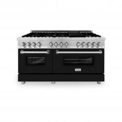 ZLINE Kitchen And Bath ZLINE 60 In. 7.4 Cu. Ft. Dual Fuel Range With Gas Stove And Electric Oven In Stainless Steel With Color Options (RA60) Shop By Style