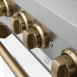 ZLINE Kitchen And Bath ZLINE Autograph Edition 30 In. 4.0 Cu. Ft. Dual Fuel Range With Gas Stove And Electric Oven In Stainless Steel With White Matte Door And Accents (RAZ-WM-30) 58 ZLINE Kitchen And Bath ZLINE Autograph Edition 30 In. 4.0 Cu. Ft. Dual Fuel Range With Gas Stove And Electric Oven In Stainless Steel With White Matte Door And Accents (RAZ-WM-30)