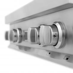 ZLINE Kitchen And Bath ZLINE 30 In. Porcelain Gas Stovetop With 4 Gas Burners (RT30) Available With Brass Burners