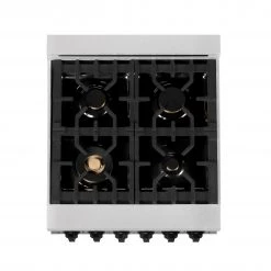 ZLINE Kitchen And Bath ZLINE Autograph Edition 24 In. 2.8 Cu. Ft. Dual Fuel Range With Gas Stove And Electric Oven In DuraSnow Stainless Steel With Accents (RASZ-SN-24) 29 ZLINE Kitchen And Bath ZLINE Autograph Edition 24 In. 2.8 Cu. Ft. Dual Fuel Range With Gas Stove And Electric Oven In DuraSnow Stainless Steel With Accents (RASZ-SN-24)